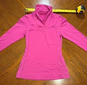 Lululemon Cowl Neck Long Sleeve Top with Thumbholes